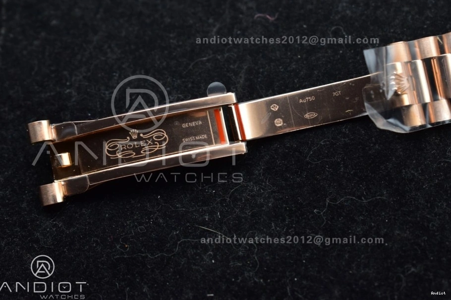 Steel Best V4 904L on Edition Bracelet Dial Ombre QF A2836 Slate (Gain Weight) President RG DayDate 40 0306